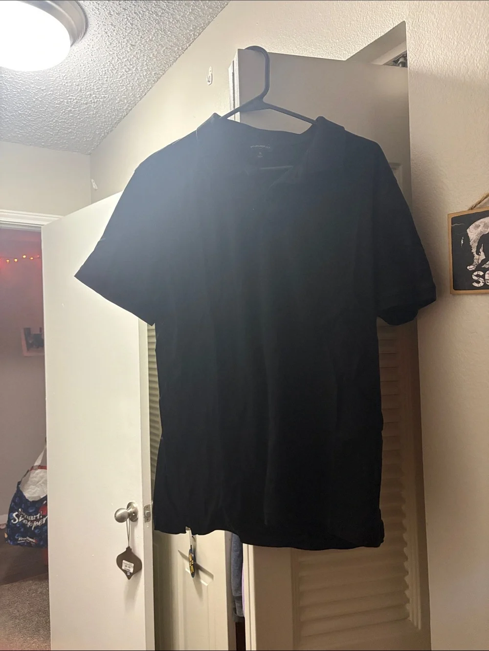 Banana Republic Black Polo Shirt — Short Sleeve